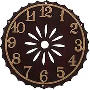 HAMPPLIES Easy Assembly Cuckoo Clock Dial Plate Plastic Replacement for Wall Clocks Large Screen Decor