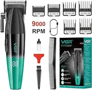 VGR 003 Fresh Fade Hair Clipper, Professional Hair Trimmer, Cord/Cordless Rechargeable Hair Cutting Tools with LED Display