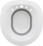 Foldable Sitz Bath for Toilet,Seat Sitz Bath Basin for Postpartum Wounds,Pregnant Women,Hemorrhoids,Perineal Care,Episiotomy Recovery,Elderly&Patients,Fits Universal Toilets and Commode Chair