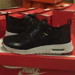 W NIKE AIR MAX THEA JOLI 黑 洞洞 剪裁 皮革