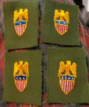U.S.ARMY OFFICERS B.O.S AIDE de CAMP, GENERAL OFFICER, 1950S,VIETNAM ERA,SET OF4