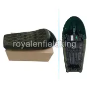Fit For Royal Enfield GT & Interceptor 650 Leather Single Seat & Green Cowl