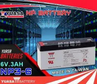 在飛比找Yahoo!奇摩拍賣優惠-(勁承電池)YUASA 湯淺電池 NP3-6 6V3AH 6