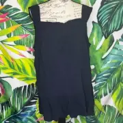 NWT Loft 18 Comfy Lightweight Rayon Dark Blue Spring Summer Fall Preppy Tank Top