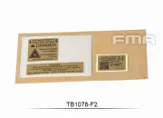 FMA Custom Decals F2 For AN PEQ-15 Case TB1078-02