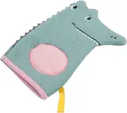 FOYTOKI Bath Sponge Cartoon Bath Mitt for Soft Exfoliating Washcloth Bath Scrubber Design Gentle Sensitive Skin for Newborns and Boy Girl