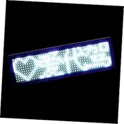 Luxshiny Wireless LED Name Badge with Programmable Display Rechargeable Digital Sign for Events Parties Conferences Eye Catching White Color Tag for Custom Messages