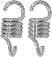 Porch Swing Springs Hammock-Chair Spring - 1500Lbs Heavy Duty Suspension Hangers Ceiling Mount Porch Swings (2pcs 750Lbs Compact Version)