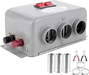 Akozon 12V Compact Car Heater 3 Hole 600W?800W Winter Fast Heating Warmer Frost Removing Low Noise