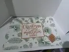 Merry Christmas 4 Placemats/13 x 19/Christmas Wishes Mistletoe Kisses