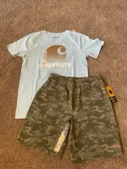 Carhartt Bundle T Shirt And Shorts Size 10/12