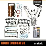 Fits Jeep Liberty 2002 2003 3.7L 226CID V6 SOHC Full Gasket Set Timing Chain Kit