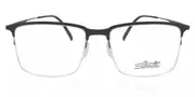 Silhouette Lite Arcs 5549 9040 Men's Glasses Black Size 54 - Private Health Rebate - Blue Light Block Available