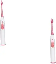 Beavorty 2 Sets Ergonomic Handle Electric Cleaning Toothbrush Brush Teeth Cleaning Brush Bad Breath Elimination Teeth