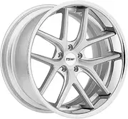 TSW PORTIER Silver Wheel with Painted Finish (20 x 10. inches /5 x 112 mm, 25 mm Offset)