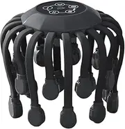 Head Massager Scalp Massager Electric Scalp Massager with 20 Independent Massage Nodes, 5 Modes, and 360-Degree Adjustable Massage (Black)