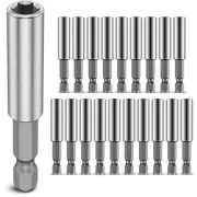 20Pcs Drill Bit Magnetic Screwdriver Bit Holder 1/4" 60MM Hex Shank Drill Set·~·