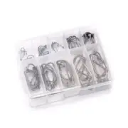 100x Octopus Beak Fishing Hooks Chemically Sharpened Tackle 3-12