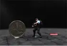 1/64 Armed police man Scene Prop Minitures Doll Figures For Cars Vehicles Toy