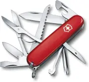 Swiss Army Pocket Knife Fieldmaster with 15 Functions, Red