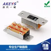 SS-22K15 2P2T Double Row 6-Pin Slide Switch 220-110V Conversion Power Connector