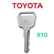 Equipment Keys For Toyota Equipment Forklift Ignition Keys for Older Model Lifts