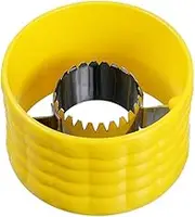 Corn Cob Stripper, Lerkumey Corn Peeler for Corn On The Cob, Corn Kernel Remover Tool for Removing Kernels from Corn Cob, Corn Kernel Cutter Tool, Kitchen Gadget (Yellow)