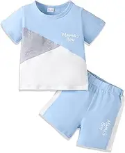 [Renotemy] Toddler Baby Boy Clothes Summer Outfits Infant Boy Clothing For Little Kid Shorts Sets