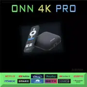 ONN 4k Pro Google TV 1YR Streaming 32GB/3GB Dolby Vision/ATMOS ➕ N64 GAMES