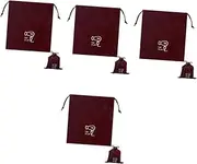 Beavorty 4pcs Drawstring Hair Dryer Storage Bag Travel Organizer Hairdryer Pattern Pouch for Home and Travel Use Multi-purpose Drawstring Bag for Accessories