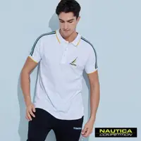 在飛比找momo購物網優惠-【NAUTICA】男裝 COMPETITION撞色肩線短袖P