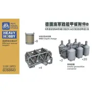 HEAVY HOBBY 1/350 KRIEGS MARINE DECK ACCESSORIES B 3D printing kit