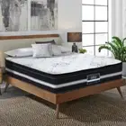 34cm Thick King Size Cool Gel Memory Foam Mattress Medium Firm Support Bedding