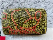 COACH DISNEY MICKEY X KEITH HARING SMALL BOXY COSMETIC POUCH**BRAND NEW****