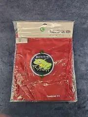 Reebok Classic Puerto Rico Coqui Frog Red Carry Sack Drawstring Gym Bag NEW u-4A