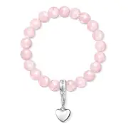 Buy Pink Bracelet & Heart Charm Set by THOMAS SABO Australia online - THOMAS SABO Australia