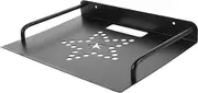 ELAYARD Wall Mount Projector Shelf Metal Floating Router Holder Organize Projector Modem DVD Player Remote Controls and More Smooth Rounded Edges for Use