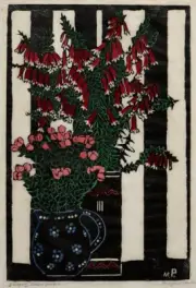Native Fuchsia [woodcut] : Margaret Preston : 1925 : Archival Quality Art Print