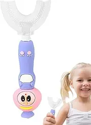 Toddler Travel Toothbrush,Soft Bristle U-Shaped Toothbrush For Toddler - Kid Manual Toothbrushes For Boys, Girls, Kids, Toddler For Home Traveling