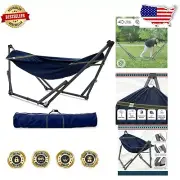 Portable Uniki Hammock with Stand – 550 lbs Capacity, Premium Carry Bag Included