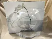 Oval Elegant Shaped Glass Vase 12" Tall