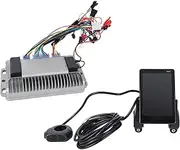 3 Mode Electric Bicycle Sine Brushless Motor Controller Display Kit, Aluminum Alloy Brushless Motor Controller Kit, Lightweight ABS Display for Bicycle Scooter