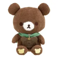 在飛比找momo購物網優惠-【San-X】拉拉熊 懶懶熊 療癒系列 燈芯絨絨毛娃娃 蜜茶