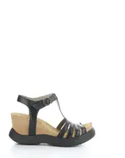 FLY LONDON WOMEN'S GAIT959FLY PLATFORM WEDGE SANDALS, SIZE EU 38, MSRP $269.95