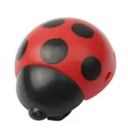 3PC Lady Beetle Toothbrush Holder Suction Cup(Red)