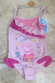 Peppa Pig Girls 1 Pièces Bathing Suit Pink 4 Years