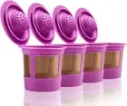 4 Reusable K Cups for Keurig Coffee Makers - BPA Free 4 purple k cups