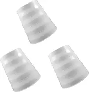 COHEALI 3PCS Plastic Duct Pipe Reducer Connector for Range Hood Durable Kitchen Exhaust Adapter for Easy Installation and Conversion