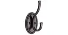 Brainerd 125563 Black Rope Edged Coat and Hat Hook Bronze