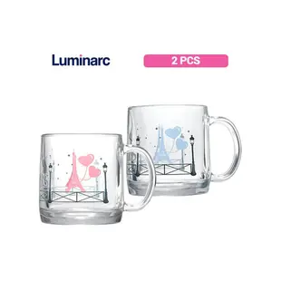 Luminarc 玻璃/北歐情人節杯子 380ml 2pcs